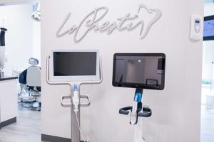 picture of two itero element scanners in office