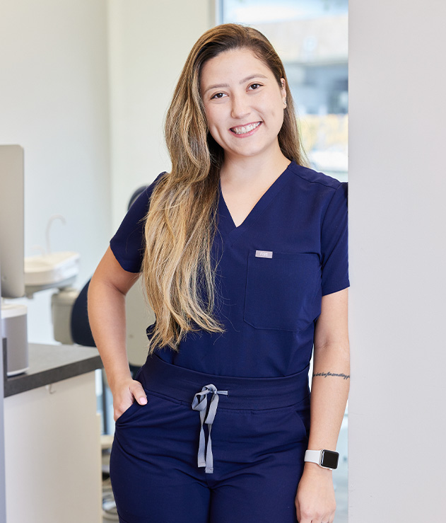 Headshot of Dental Hygienist, Marina, for LoPresti Cosmetic and Family Dentistry in Stamford, CT.